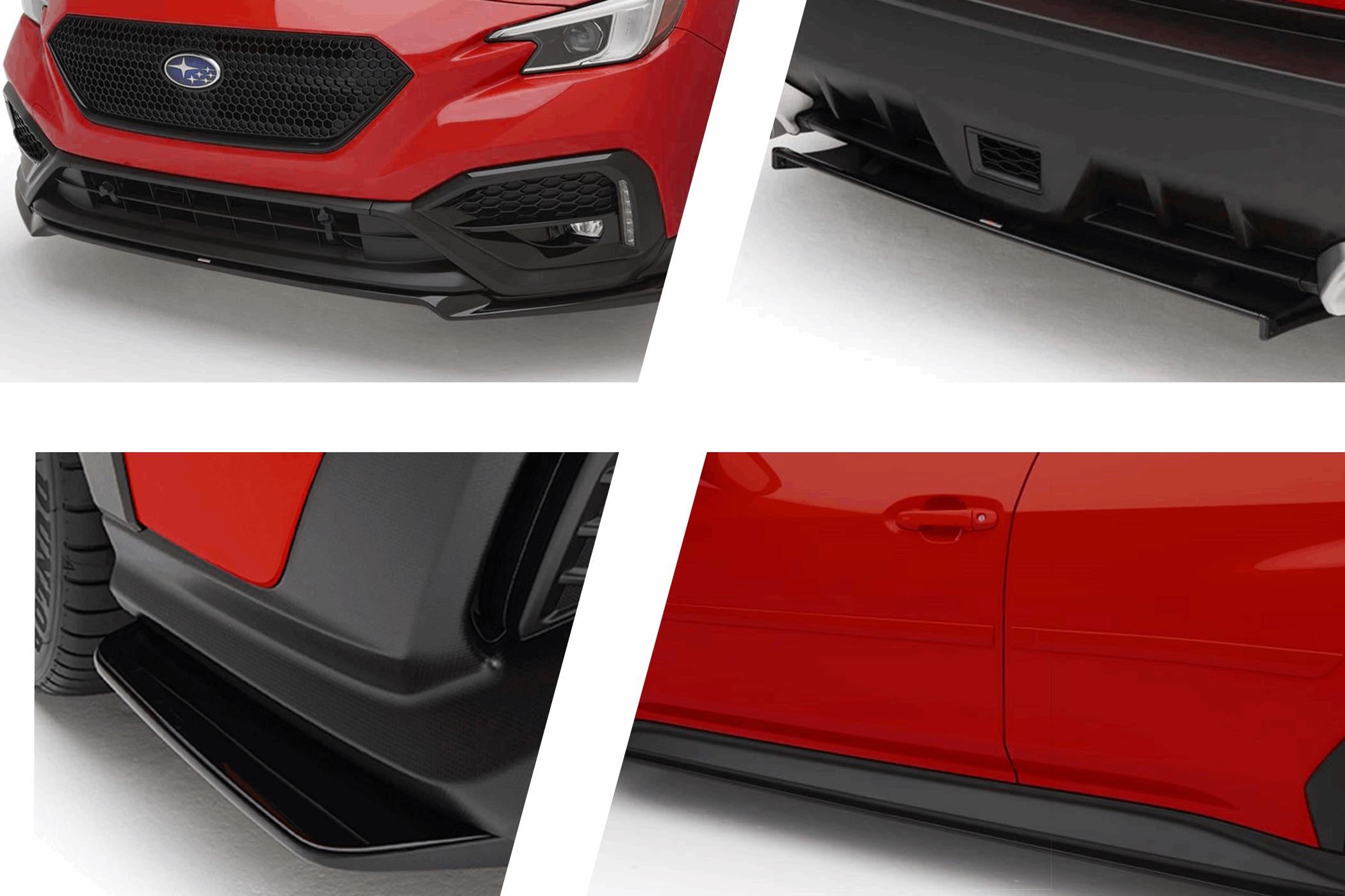 STI under spoiler package (black) – Scarboro Subaru Accessories Store