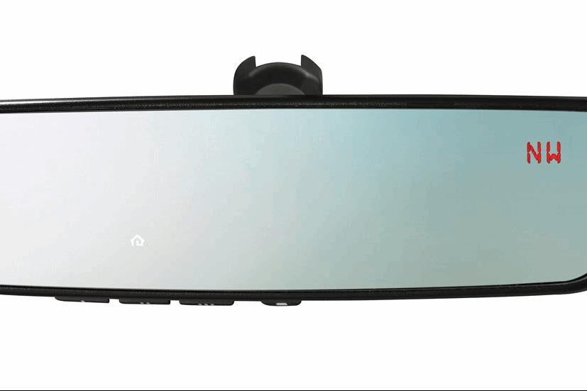 Rearview mirror - Autodim with compass and Homelink®